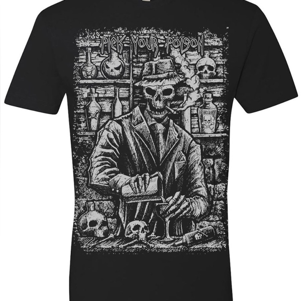 Pick Your Poison Skeleton T-shirt